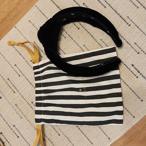 Lele Sadoughi black velvet headband